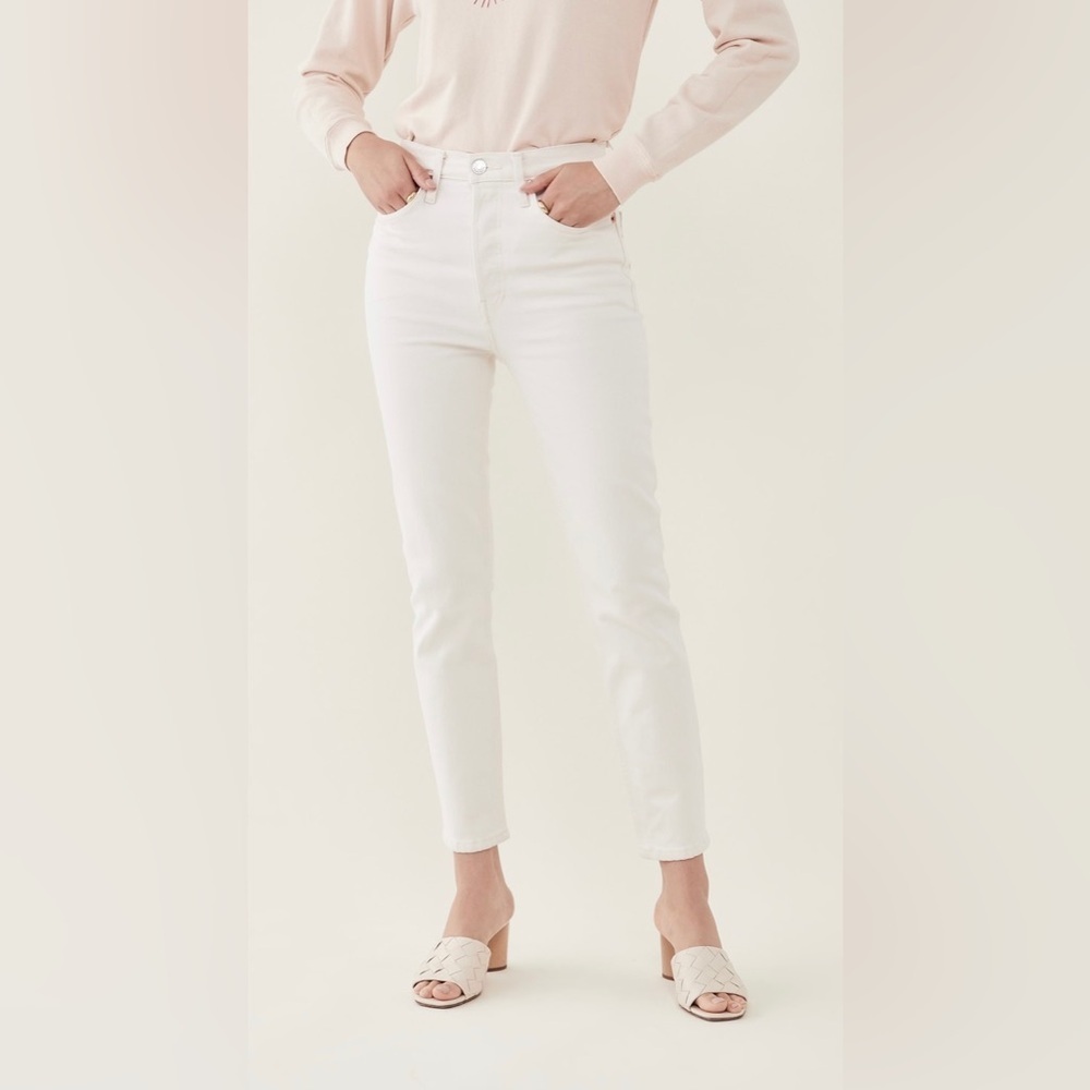 NWOT RE/DONE 90s High Rise Ankle Crop Jeans